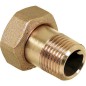 Raccord filete a vis 1 1/2" avec 2 ecrous chapeau douille filetee et bague etanche