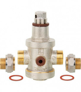 Reducteur de presssion multi type 143 MM, 1/2" F / raccord 3/4" certifie NF