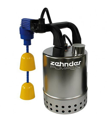Pompe submersible eaux sales inox modele E-ZW 65 KS avec flotteur compact