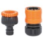 Kit raccordement tuyau dont tete robinet et raccord rapide 1/2"