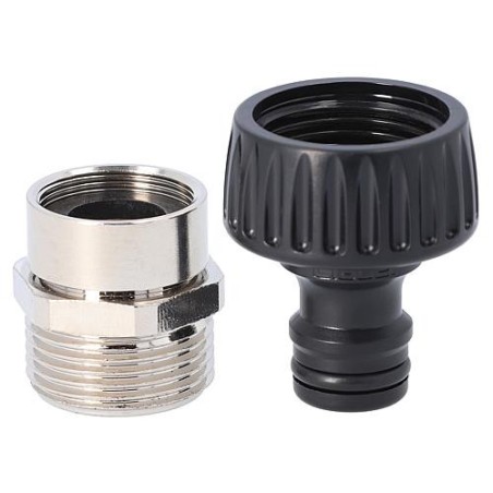 Raccord robinet fem. DN20(3/4") avec adaptateur M22/24x1 pour raccordement mousseur