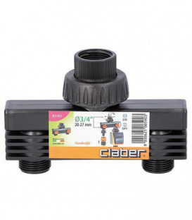 Vanne repartiteur 2-voies fem. DN20 (3/4"), quantite d'eau reglable