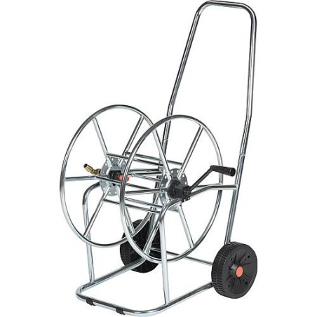 Devidoir en acier zingue chromé, sortie tuyau 3/4"