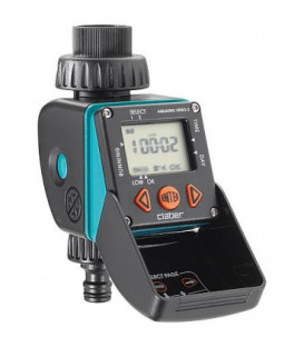Programmateur d'arrosage digital monocircuit, DN20(3/4") reglable au choix