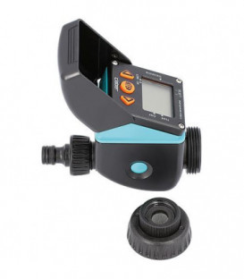 Programmateur d'arrosage digital monocircuit, DN20(3/4") reglable au choix