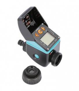 Programmateur d'arrosage digital monocircuit, DN20(3/4") reglable au choix