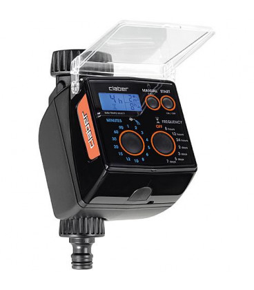 Programmateur d'arrosage Tempo Plus, monocircuit, DN20(3/4"), 14 programmes, avec entree capteur