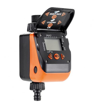 Programmateur d'arrosage digital Plus monocircuit, DN20(3/4"), reglable, avec entree capteur