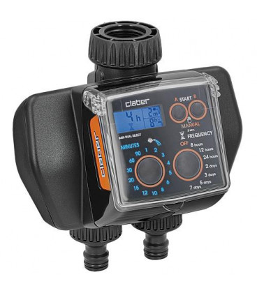 Programmateur d'arrosage Dual Select, deux circuits, DN20(3/4") 14 programmes, avec entree sonde