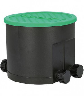 Compartiment de commande HYDRO-4 avec 4 electrovannes, alimentat. sur batterie 1,5V, 0,2-12 bar