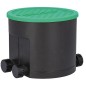 Compartiment de commande HYDRO-4 avec 4 electrovannes, alimentat. sur batterie 1,5V, 0,2-12 bar