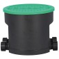 Compartiment de commande HYDRO-4 avec 4 electrovannes, alimentat. sur batterie 1,5V, 0,2-12 bar