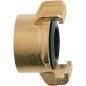 Raccord symetrique filete Geka filetage femelle 1/2", laiton