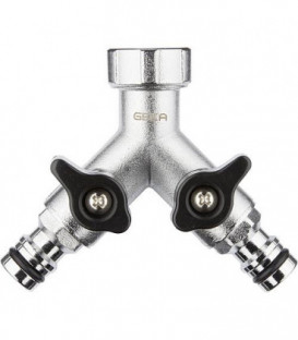 Dérivation en Y Laiton nickelé *BG* filetage fem DN20 (3/4")
