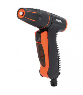Pistolet d'arrosage poignee souple, jet plein, jet brume