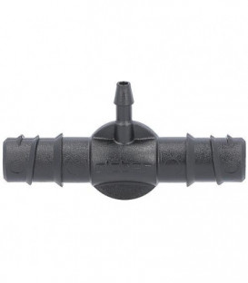 Piece de reduction T pour tube de pose DN15(1/2") DN15(1/2")-DN8(1/4"), 2 pieces