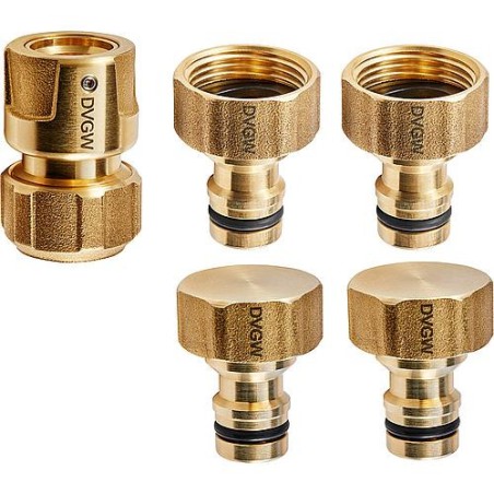 GEKA plus kit de base eau potable 3/4", 2x sections de tuyau 3/4", connecteur de robinet 3/4"