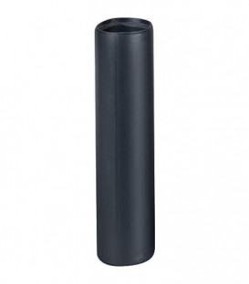 Tube DN100, longueur 1m, materiel PE, couleur anthracite