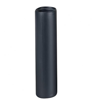 Tube DN100, longueur 1m, materiel PE, couleur anthracite