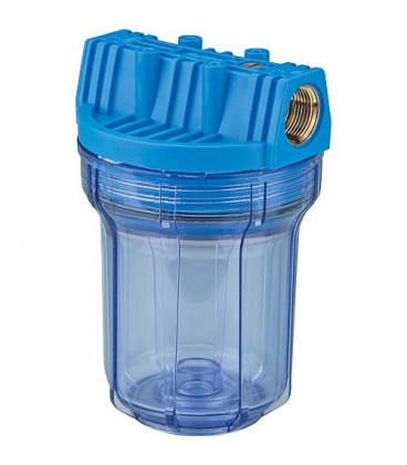 Pot de fltre FP2 DN25 (1") transparent, longueur 5"