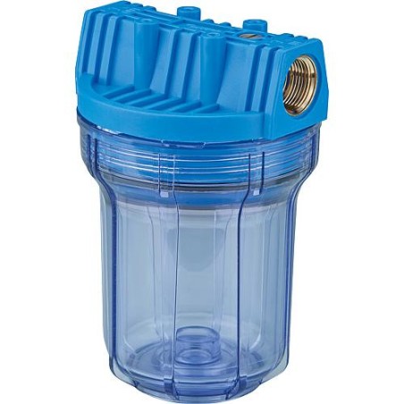 Pot de fltre FP2 DN25 (1") transparent, longueur 5"