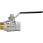 Robinet à bille en laiton male/femelle 2 1/2" avec levier manuel en acier