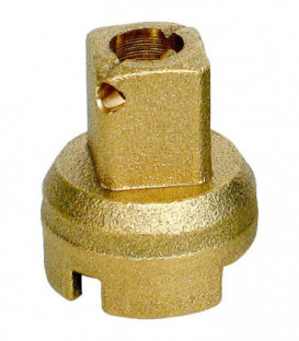 Vanne a boisseau spherique PN25 type 329 1" bilateral filetage femelle pour pans