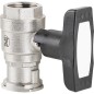 Robinet spherique T-isolation Type B,DN32(11/4")femxDN32(11/4") bride PN20, passage intégral