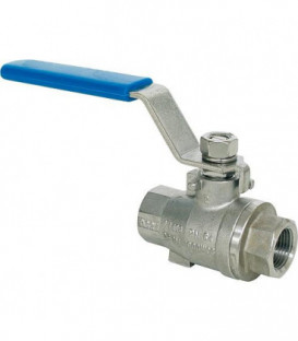 Robinet a bille en acier passage integral, 3/8" Bille en acier inoxydable