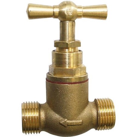 Robinet à boisseau spherique Watts avec arret sans vidage, à visser MxM 1/2"