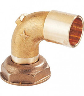 Clesse:raccord gaznaturel/propane reseau raccord coude 90° JPC a braser sur tube Cal.20 entree:6/20 sortie:22x1