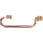 clesse coude compteur sortie JPC a souder avec cuivre, entrée 6/20 sortie tube PEHD cal20 coude 180°