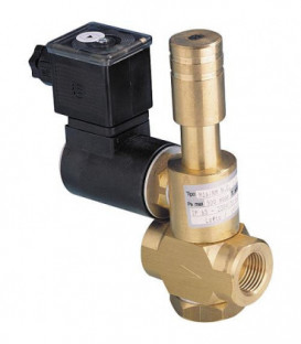 Clesse:electrovanne basse pression debit maxi 4m3. entree et sortie F.1/2'' a rearmement manuel 220V-50 hertz