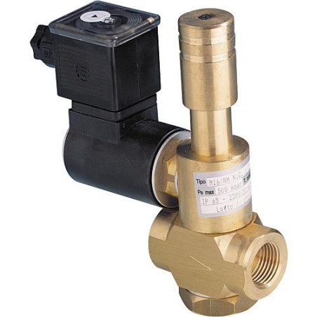 Clesse:Electrovanne basse pression debit maxi 30m3. entree/sortie F.1 1/4'' a rearmement manuel 220V-50 hertz
