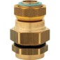Raccord Flexiclic entrée DN15, sortie 1/2" femelle joint plat