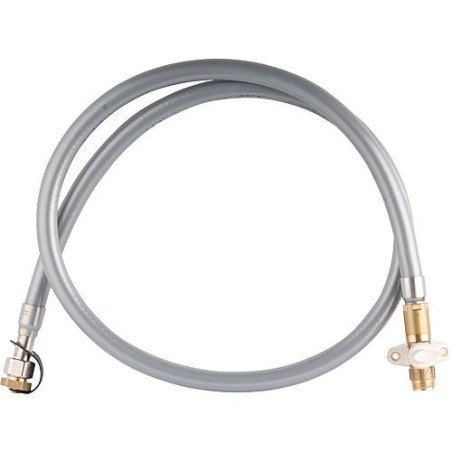 Flexible gaz inox avec ROAI 2 m F1/2" x F1/2" pour gaz en reseau
