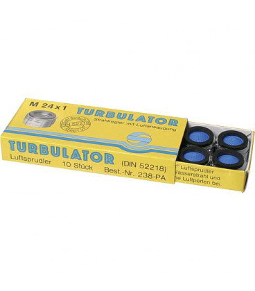 Mousseur avec aspiration d'air M 24 x 1 mâle 10 pcs avec certificat de controle
