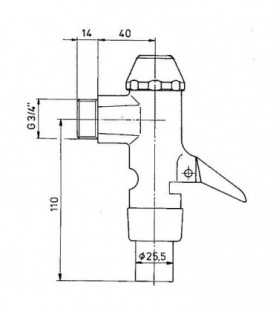 Robinet à levier Benkiser tpour modèle 828/845