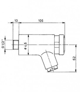 Poignee de rechange Benkiser convient pour 93 020 46 ref.no.: 0160103