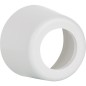Rosace murale d50 d9cm, blanc alpin