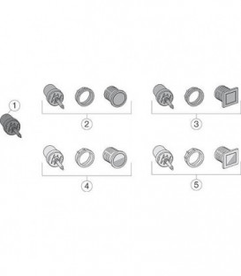Evolut touche de rechange complete pour toutes les grandes quantites rond satine