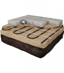 Ruban chauffant 2400W/16x0,5m 8m²/230V