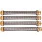 Kit tube ondulé pour ballon male 2" - long 200 mm V4A emballage   4 pces