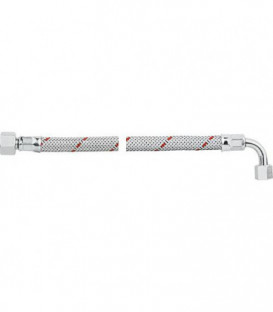 Flexible de bruleur fioul avec ecrou-raccord 3/8", coude 90 avec SR 8LLR l 1250, Herrmann HL50, Giersch, MAN RE-H