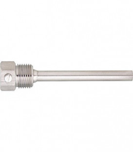 Doigt de gant en inox G 1/2" (1.4571) pmax   40 bar, Tmax 350° C Longueur 200 mm