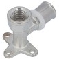 Raccord a sertir pour tube multicouche, coude mural long, fem., etame, 16x2-1/2", h 78mm