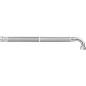 Flexible tressé KTW-A inox L 1000 mm 1" coude fem x fem