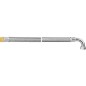 Flexible tressé KTW-A inox L 500 mm 1" coude fem x male
