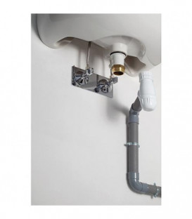 RFix lavabo avec 2 raccords femelle 1/2 pour PER a glissement d 16mm
