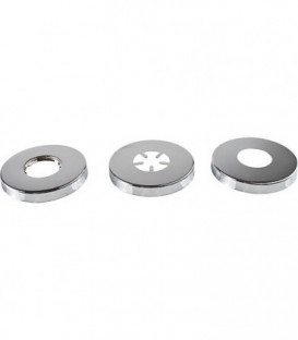 Rosace coulissante Stedo Design diam.   80 mm, h   10 mm, d   22 mm laiton chromé *BG*